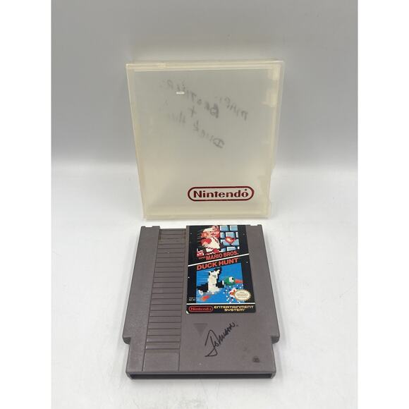 Super Mario Bros./Duck Hunt (Nintendo NES, 1985) With Nintendo Case - Picture 1 of 9